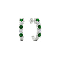 Half Huggie Hoop Earring
