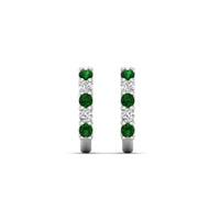 Half Huggie Hoop Earring