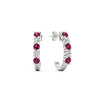 Half Huggie Hoop Earring