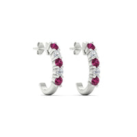 Half Huggie Hoop Earring