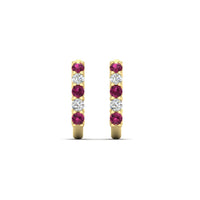Half Huggie Hoop Earring
