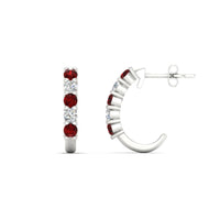 Half Huggie Hoop Earring