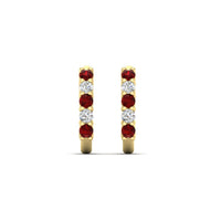 Half Huggie Hoop Earring
