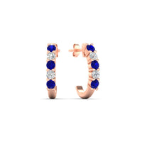 Half Huggie Hoop Earring