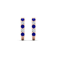 Half Huggie Hoop Earring