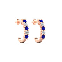 Half Huggie Hoop Earring