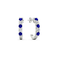 Half Huggie Hoop Earring