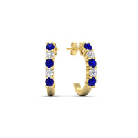 Half Huggie Hoop Earring
