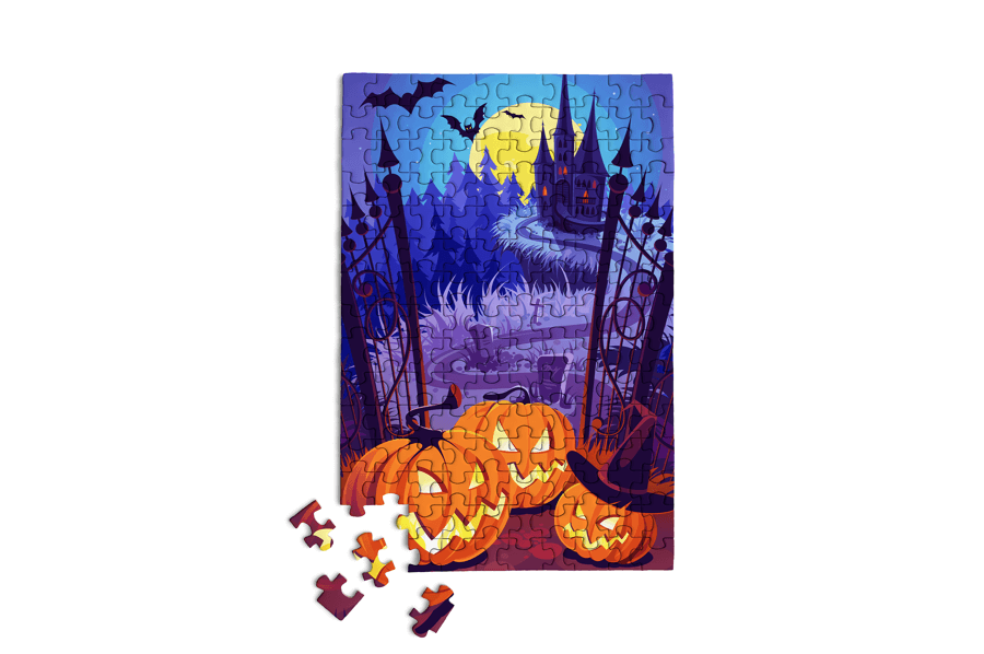 Halloween - Scare-bnb Mini Jigsaw Puzzle | MicroPuzzles