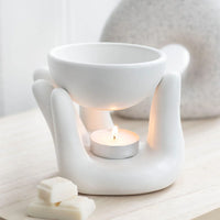 White Hand Ceramic Oil Burner - BIG FRENCHIES