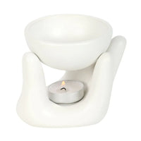 White Hand Ceramic Oil Burner - BIG FRENCHIES