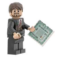 Hans Gruber - Die Hard - Custom Printed Minifig - Made Using LEGO® Parts