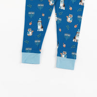 Hanukkah Pets (Long Sleeve PJ) - Blue - BIG FRENCHIES