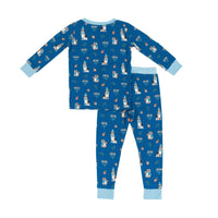 Hanukkah Pets (Long Sleeve PJ) - Blue - BIG FRENCHIES