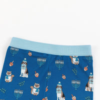 Hanukkah Pets (Long Sleeve PJ) - Blue - BIG FRENCHIES