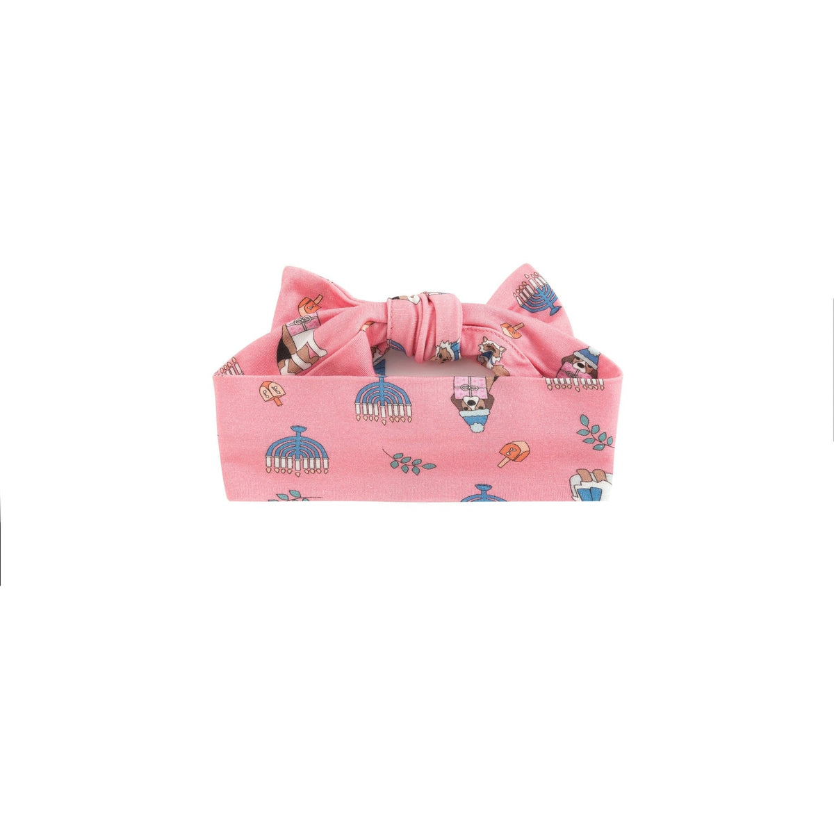 Hanukkah Pets (Bow Headband) - Pink - BIG FRENCHIES