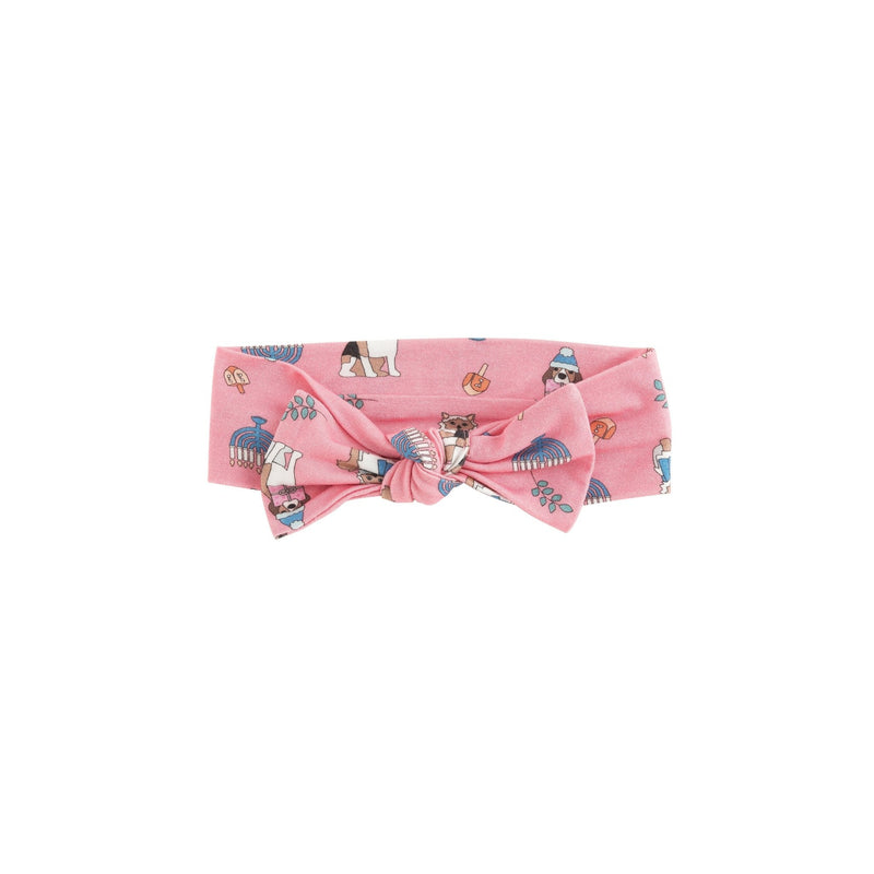 Hanukkah Pets (Bow Headband) - Pink - BIG FRENCHIES