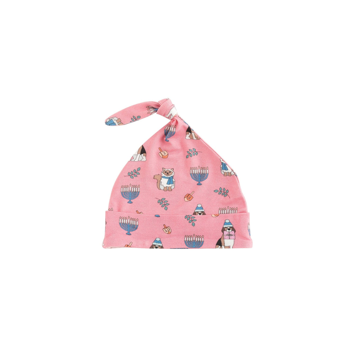 Hanukkah Pets (Knotted Hat) - Pink - BIG FRENCHIES