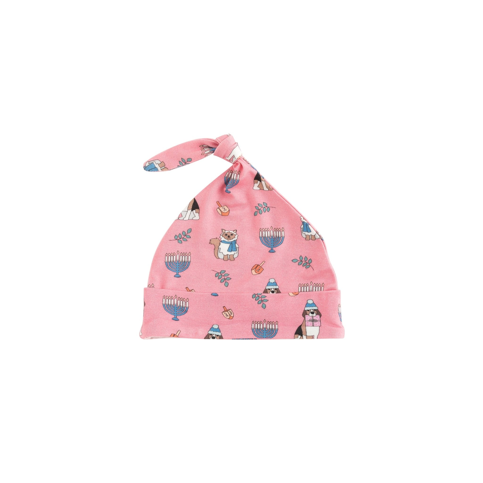 Hanukkah Pets (Knotted Hat) - Pink - BIG FRENCHIES