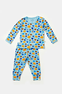 Long Sleeve Pajama Set - Dreidels