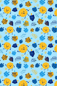 Soft & Stretchy Zipper Footie - Dreidels