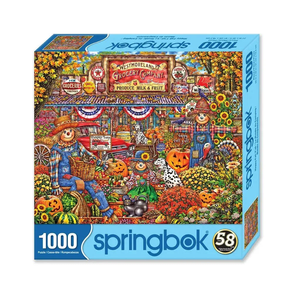 Happy Fall Y'all 1000 Piece Jigsaw Puzzle | Springbok Puzzles - BIG FRENCHIES