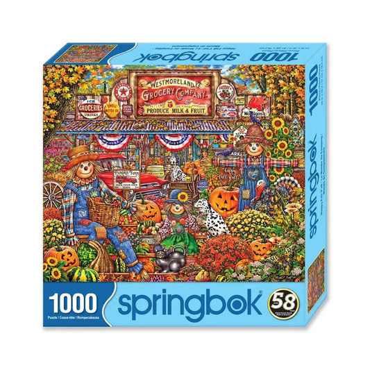Happy Fall Y'all 1000 Piece Jigsaw Puzzle | Springbok Puzzles - BIG FRENCHIES