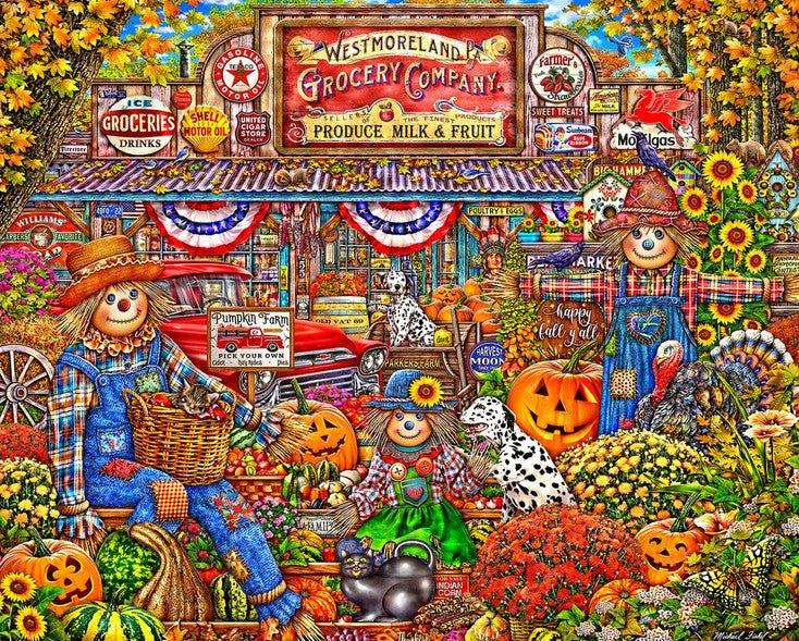 Happy Fall Y'all 1000 Piece Jigsaw Puzzle | Springbok Puzzles - BIG FRENCHIES
