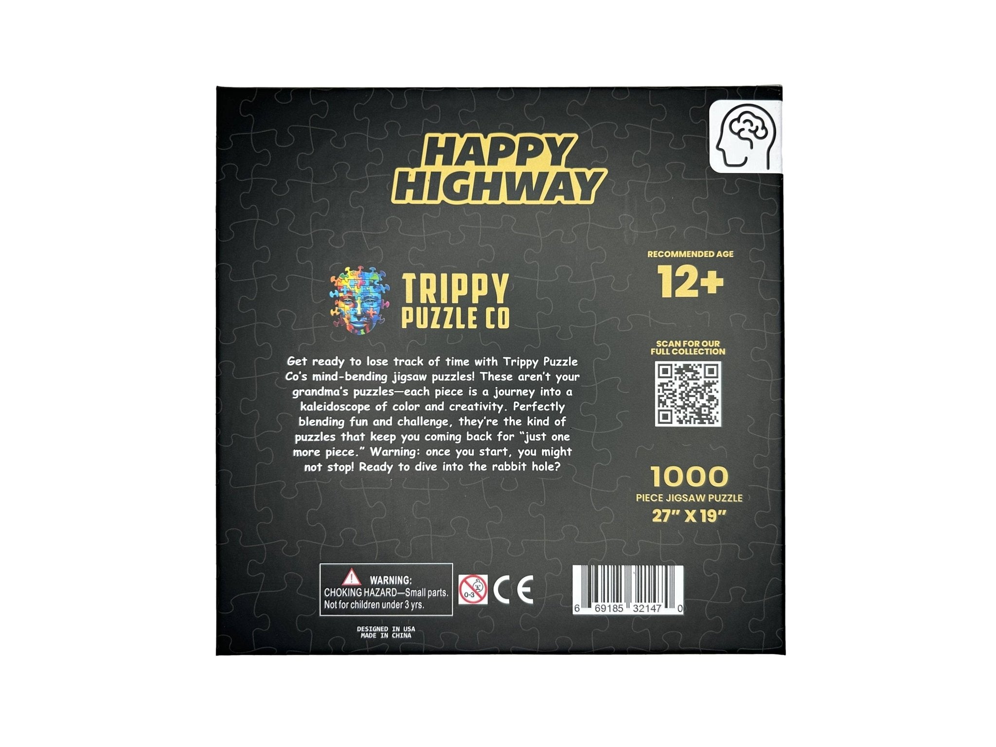 Happy Highway 1000 Piece Jigsaw Puzzle | Trippy Puzzle Co