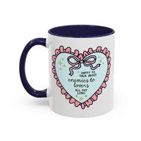 Happy to Talk About Enemies to Lovers All Day Long Coffee Mug - BIG FRENCHIES