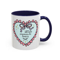 Happy to Talk About Enemies to Lovers All Day Long Coffee Mug - BIG FRENCHIES