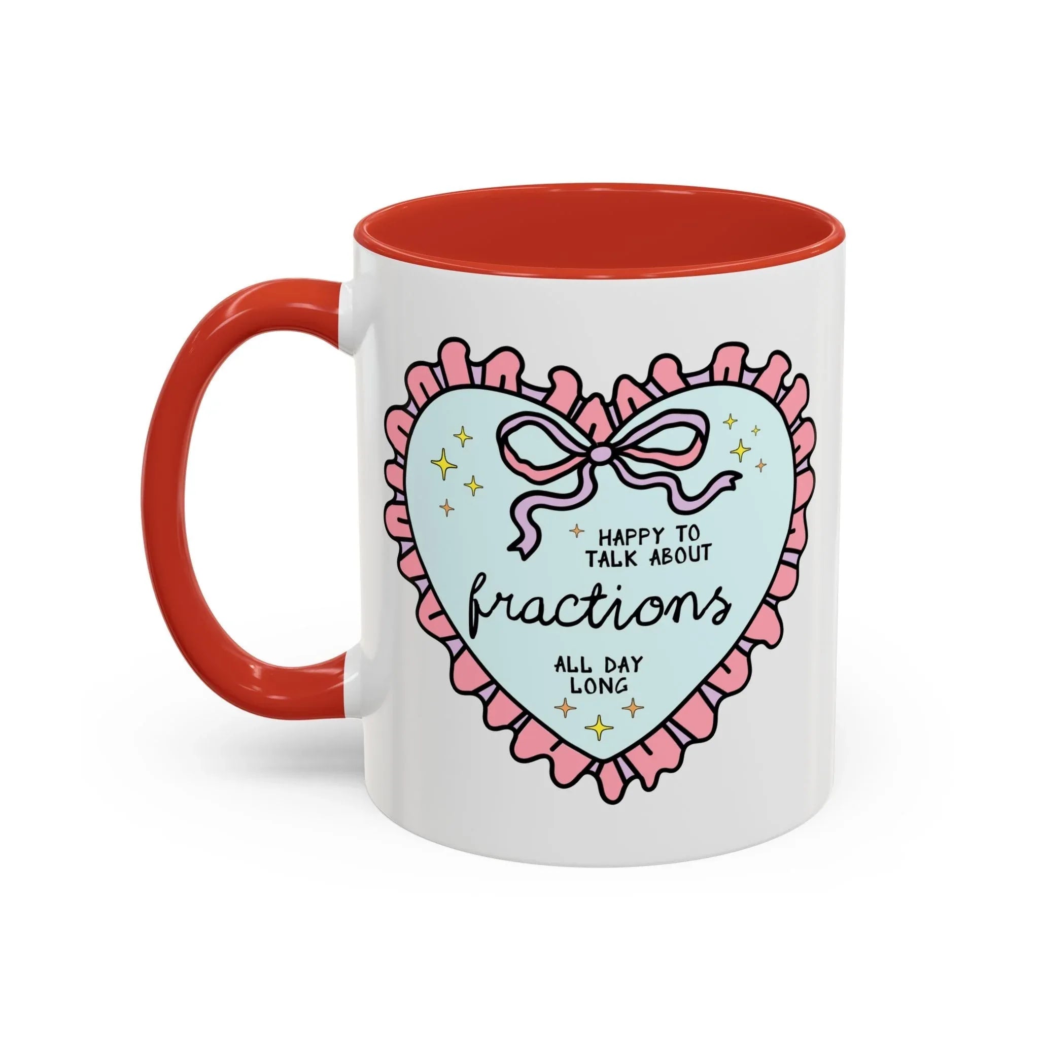 Happy to Talk About Fractions Coffee Mug - BIG FRENCHIES