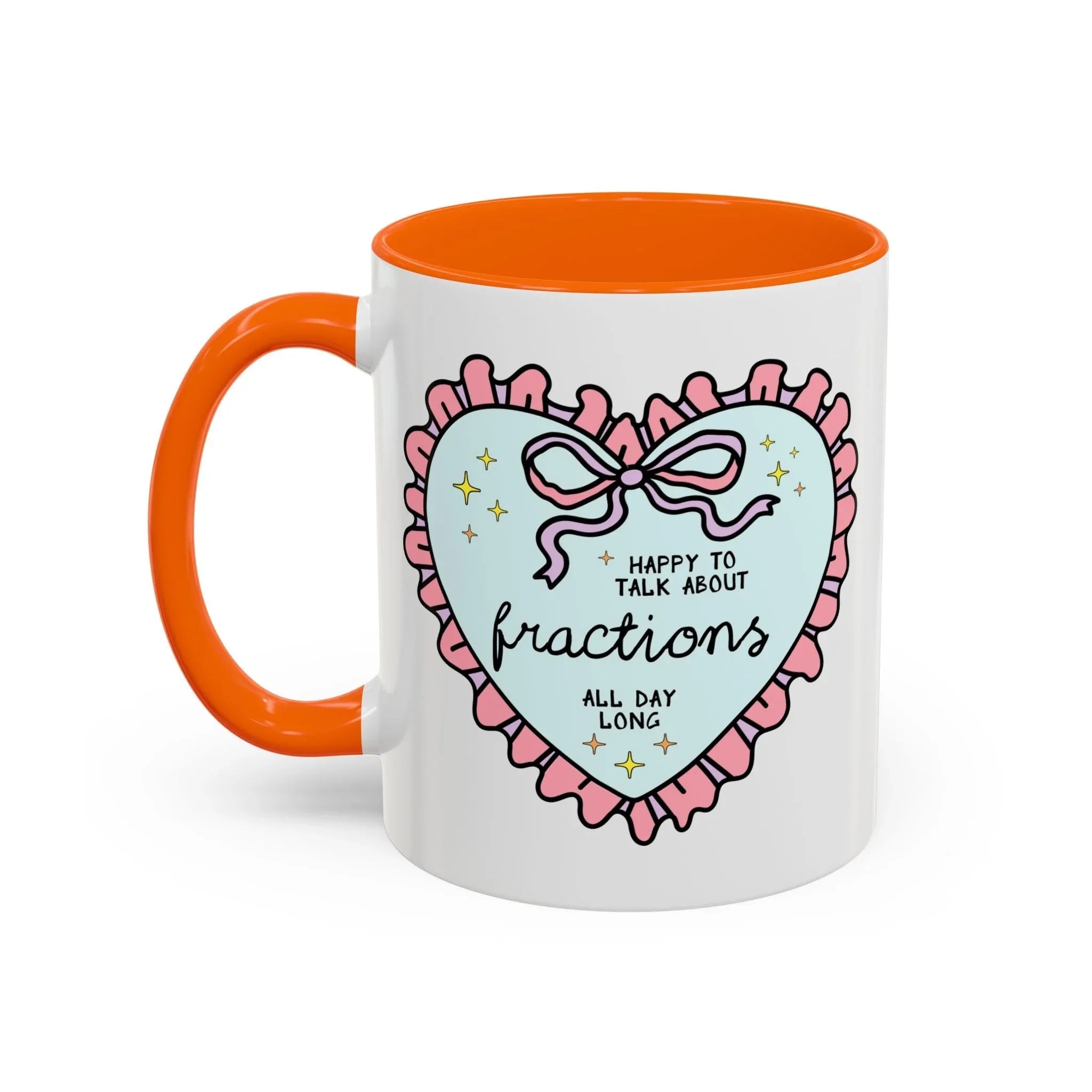Happy to Talk About Fractions Coffee Mug - BIG FRENCHIES