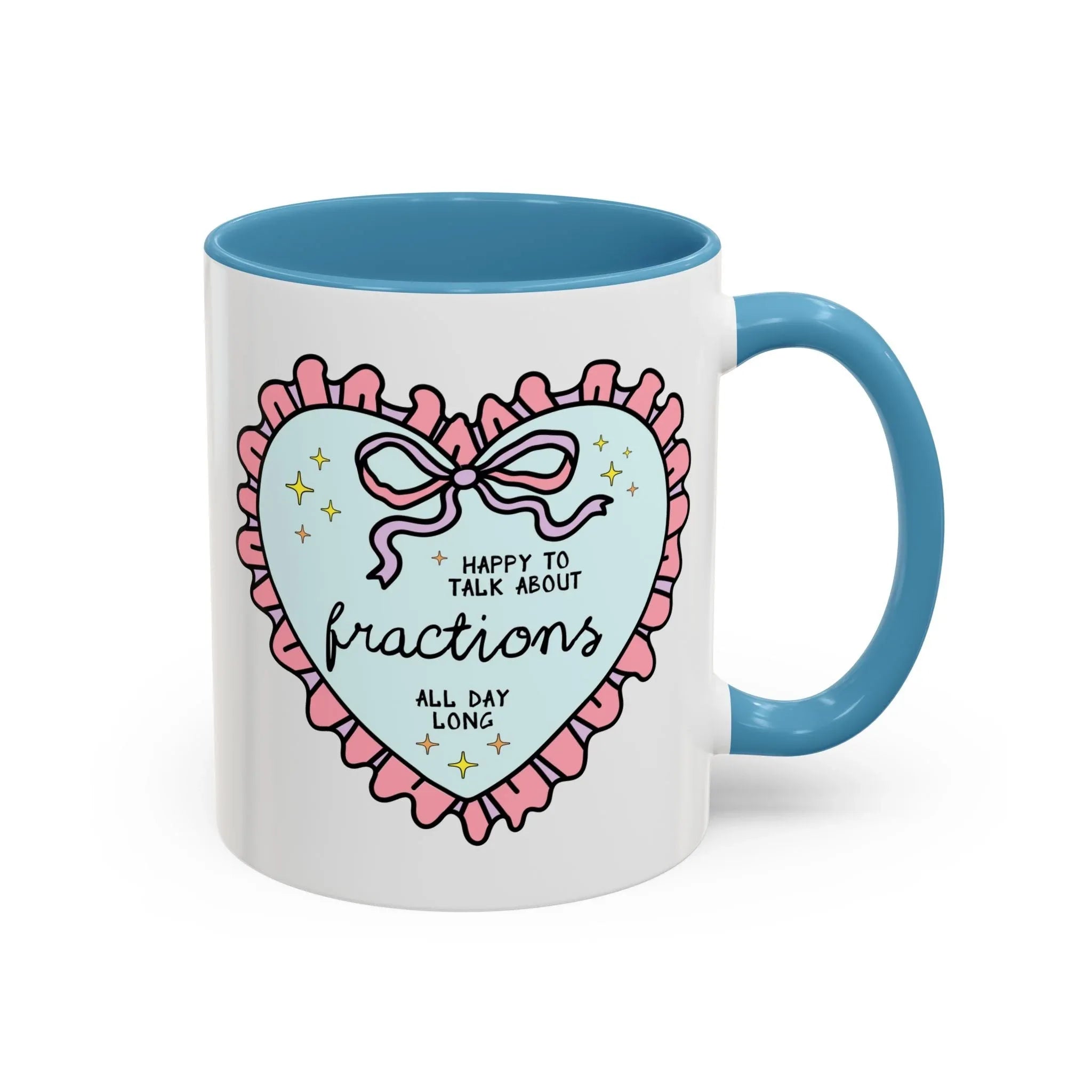 Happy to Talk About Fractions Coffee Mug - BIG FRENCHIES