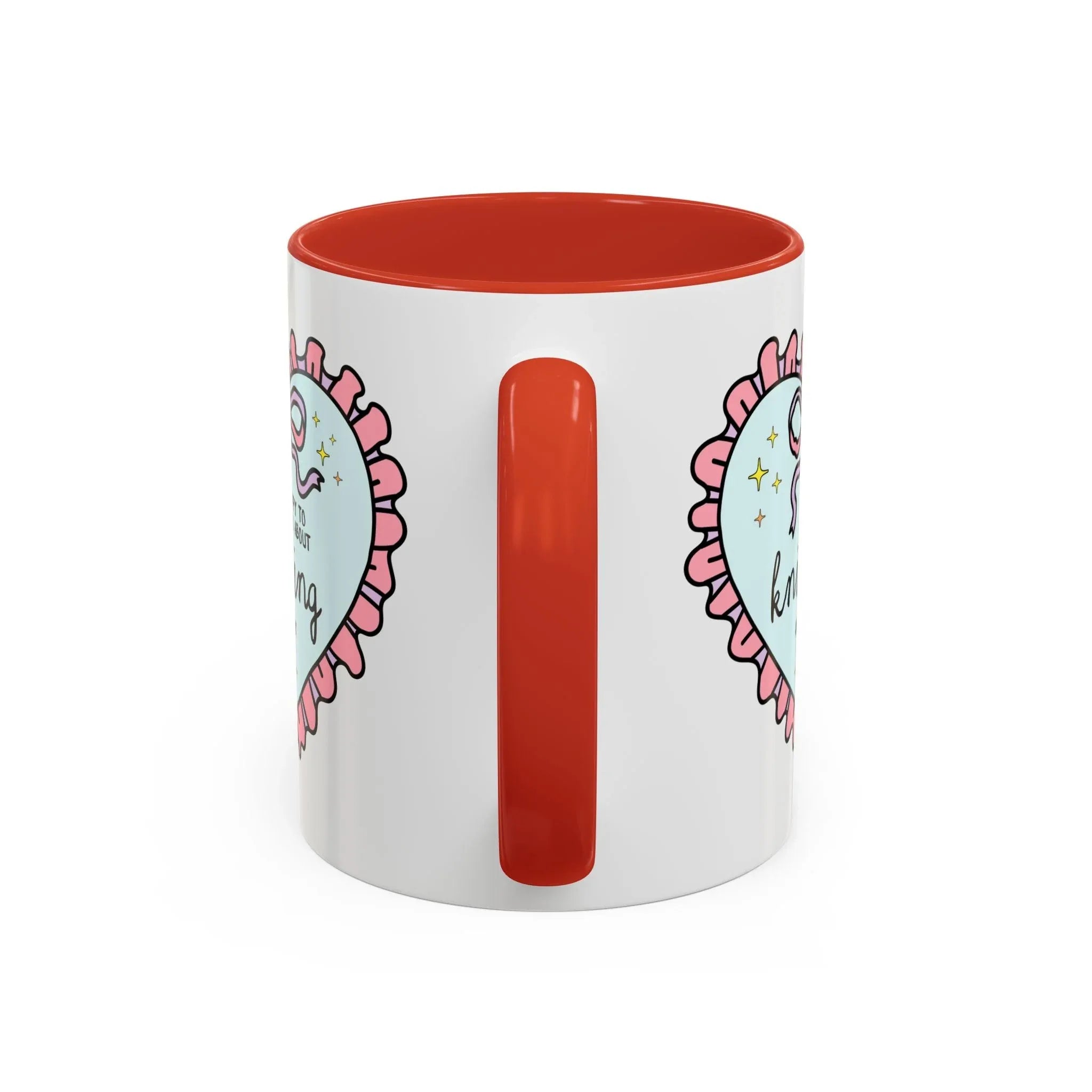 Happy to Talk About Knitting All Day Long Coffee Mug - BIG FRENCHIES