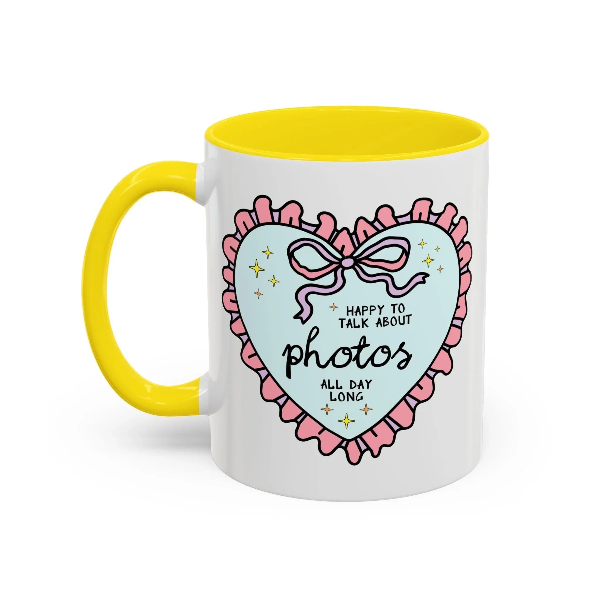 Happy to Talk About Photos All Day Long Coffee Mug - BIG FRENCHIES