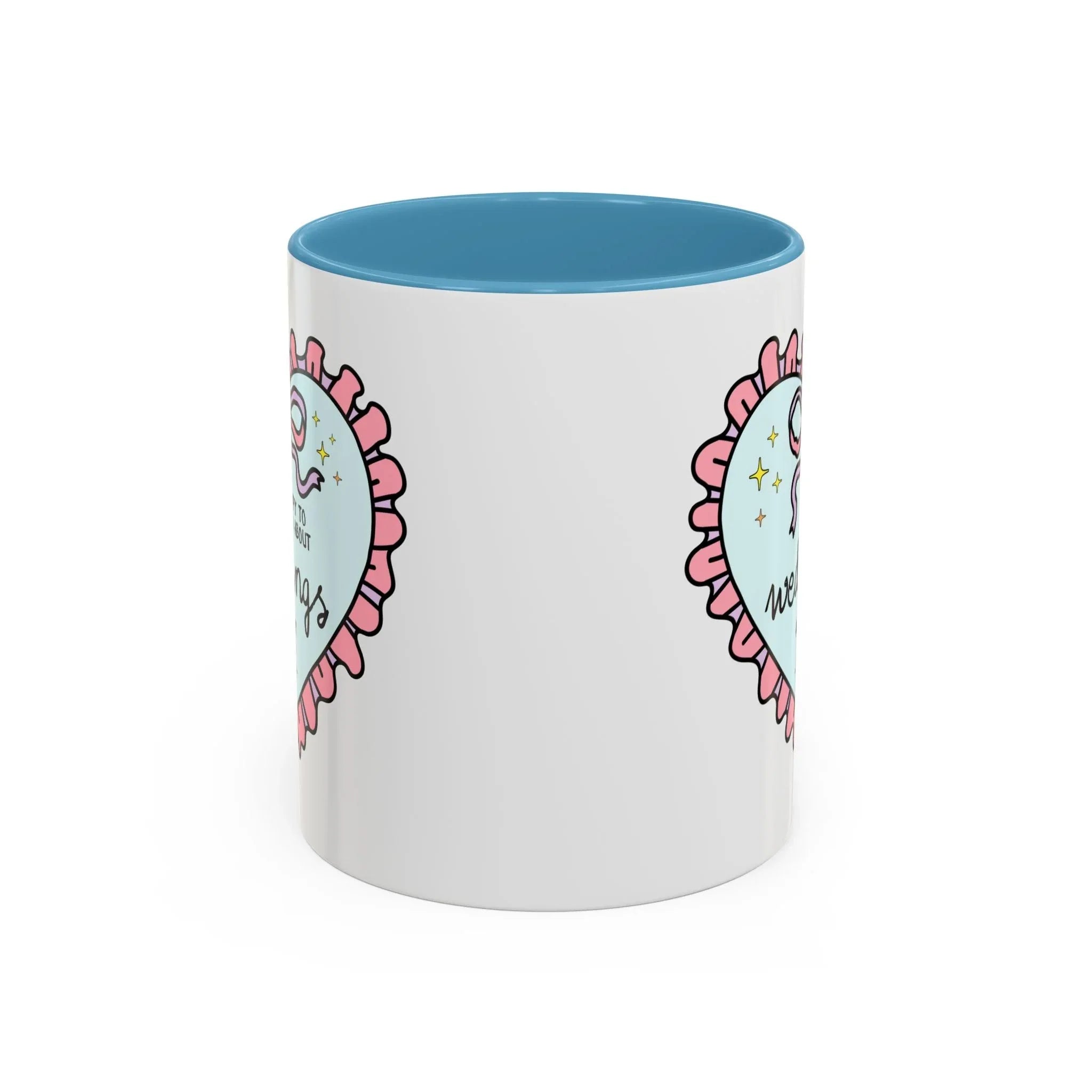 Happy to Talk About Weddings All Day Long Coffee Mug - BIG FRENCHIES