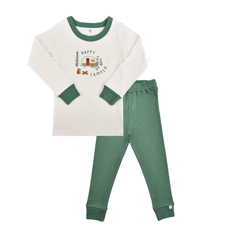 pajamas | happy camper pine green - BIG FRENCHIES