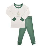 pajamas | happy holidays pine green - BIG FRENCHIES
