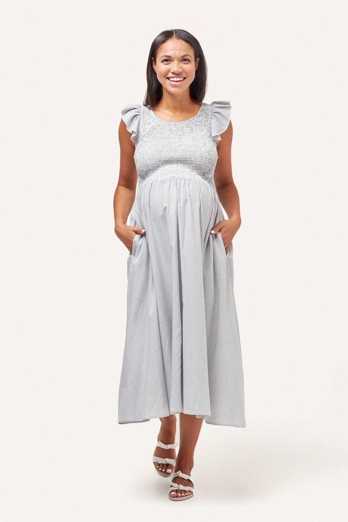 Harper Smocked During + After Dress