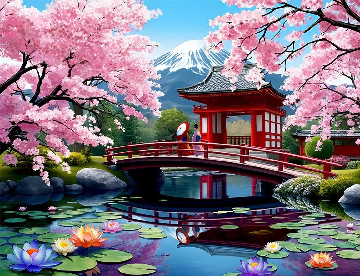Haru in Japan 1000 Piece Jigsaw Puzzle | Springbok Puzzles - BIG FRENCHIES
