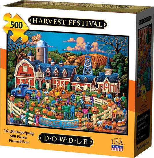 Harvest Festival 500 Piece Jigsaw Puzzle | Dowdle Puzzles - BIG FRENCHIES