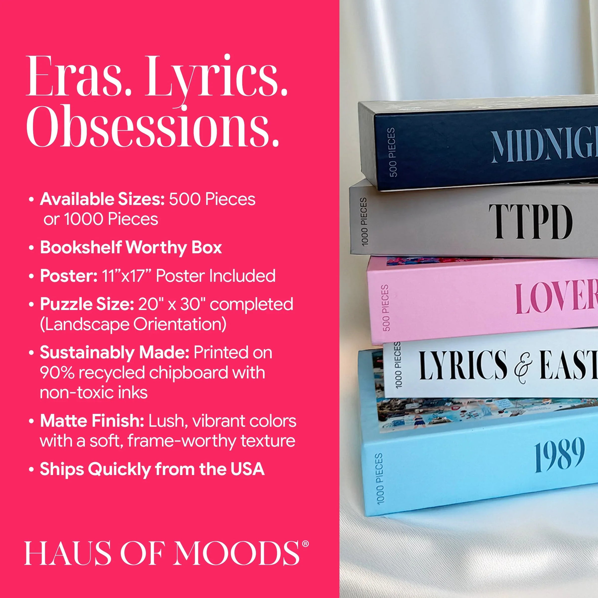 Midnights Lyrics & Easter Eggs Puzzle © - BIG FRENCHIES
