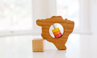 Hawaii State Big Island Wooden Baby Rattle™ - BIG FRENCHIES