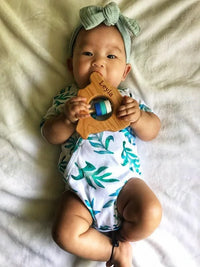 Hawaii State Big Island Wooden Baby Rattle™ - BIG FRENCHIES