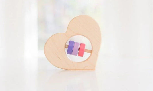 Heart Baby Rattle - BIG FRENCHIES