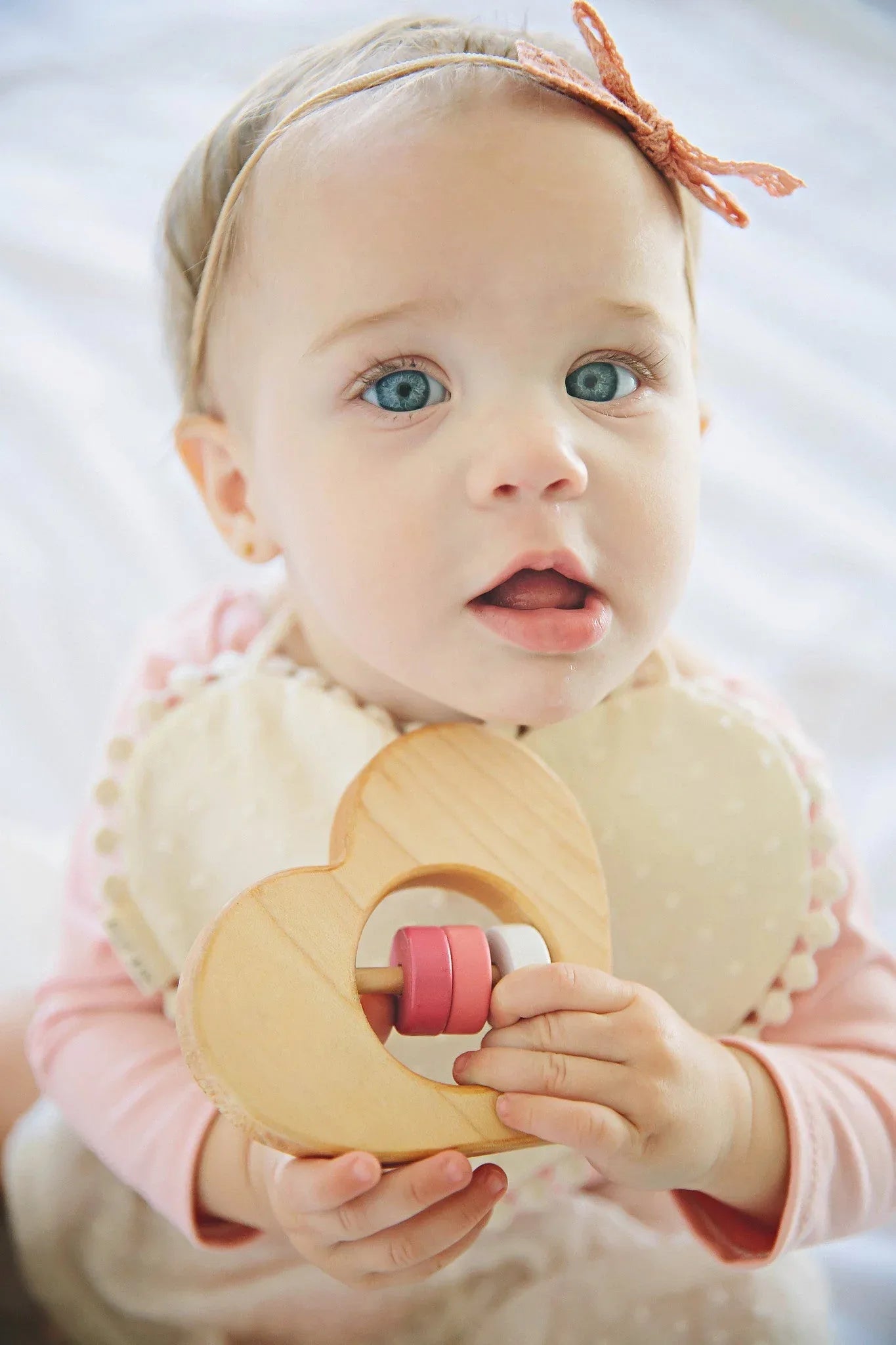 Heart Baby Rattle - BIG FRENCHIES