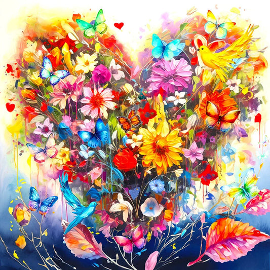 Heart Bouquet 500 Piece Jigsaw Puzzle by Springbok Puzzles - BIG FRENCHIES