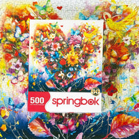 Heart Bouquet 500 Piece Jigsaw Puzzle by Springbok Puzzles - BIG FRENCHIES