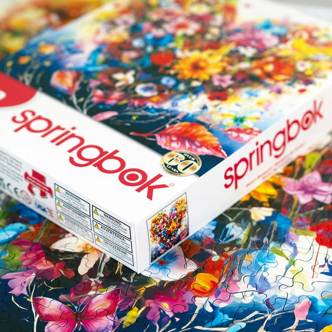 Heart Bouquet 500 Piece Jigsaw Puzzle by Springbok Puzzles - BIG FRENCHIES